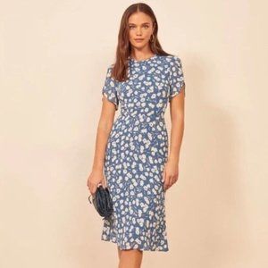 Reformation Andre Tulip Midi Dress